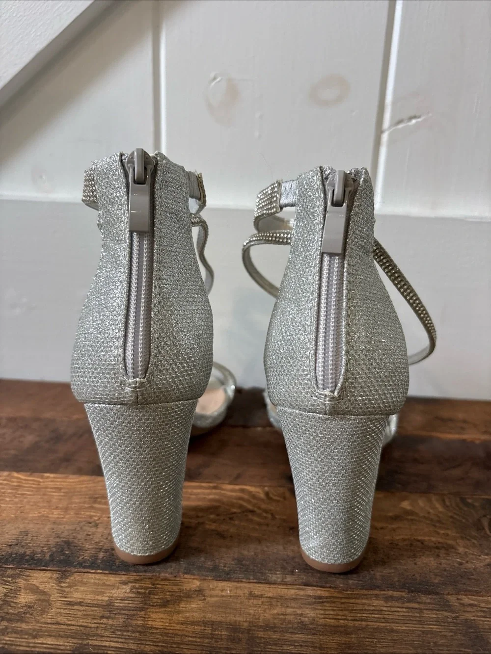 Top Moda Dressy Formal Sandals High Heel Block Ankle Strap Open Toe Sandals